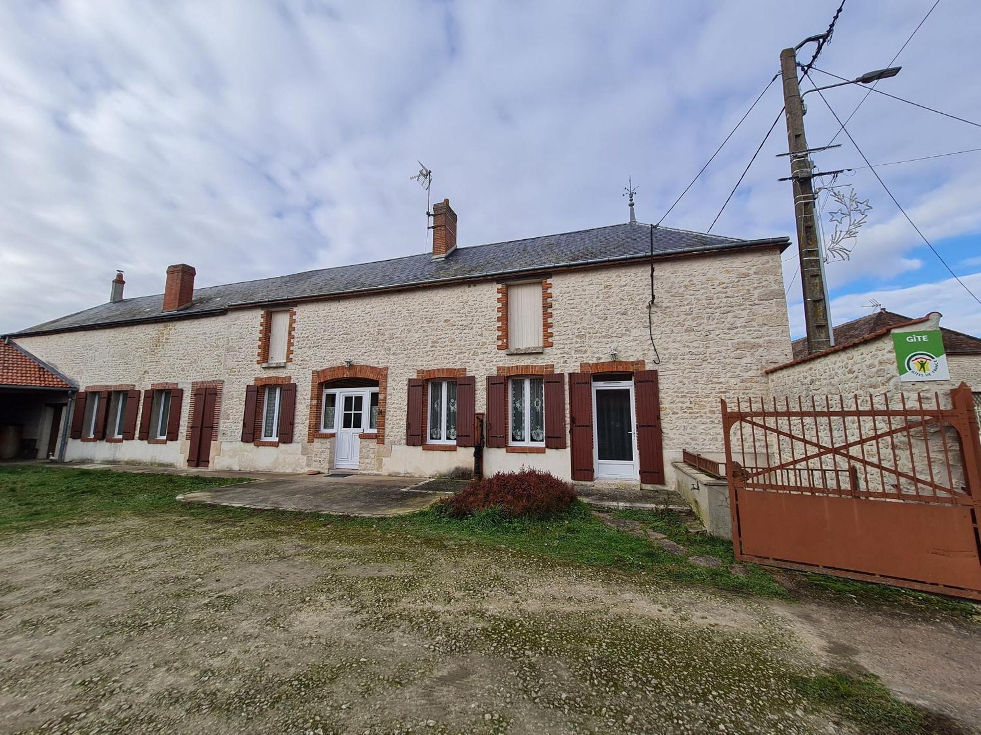 Charmante Longere Gatinaise - Cour Et Jardin Clos, Proche Paris Et Orleans - Fr-1-590-73 Sceaux-du-Gatinais Εξωτερικό φωτογραφία